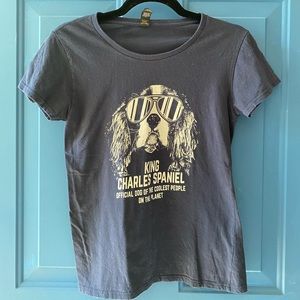 Women’s Navy Cavalier King Charles Spaniel Shirt